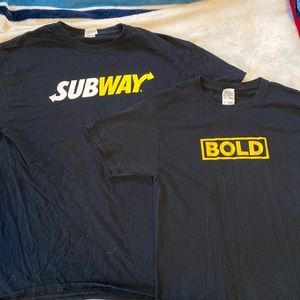 Subway Shirts (2 Shirts S/L)